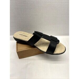 Comfortview Slip On Sandal Adj Strap Comfort Bed Non Slip Women 10.5 WW New